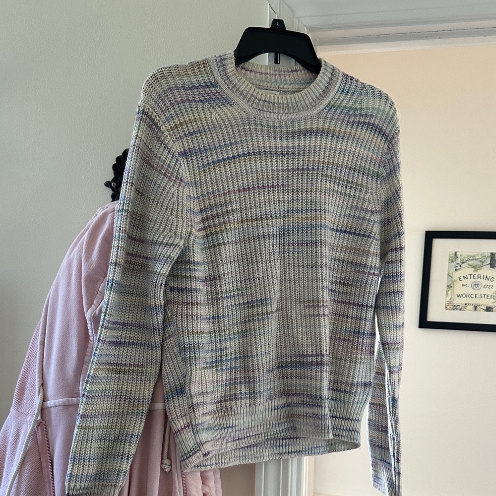 J. Crew Factory Multicolor Crew Neck Sweater
